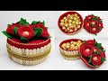 Ide Kreatif - Tempat permen cantik dari stik es krim || Candy place flower || Popsicle stick craft