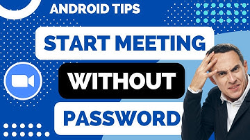 How to Start Meeting in Zoom Without Password for Android