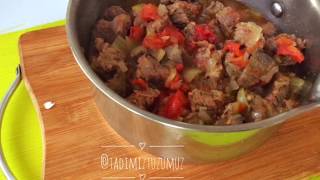 Kavanozda Patlıcanlı Et Yemeği Tarifi- En kolay Ana Yemek Tarifi- Tadimiz Tuzumuz