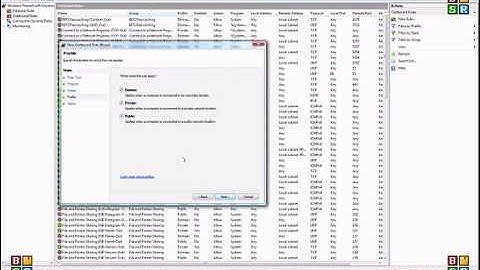 Windows firewall outbound application