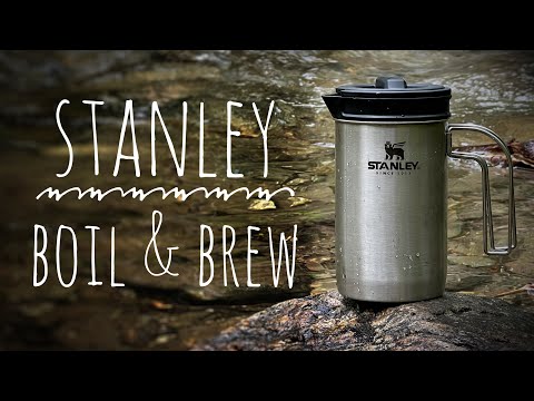 Excellent 2 Person Coffee Press For Camping/Backpacking | Stanley Stainless Boil & Brew Coffee Press