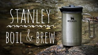 Excellent 2 Person Coffee Press For Camping/Backpacking | Stanley Stainless Boil & Brew Coffee Press