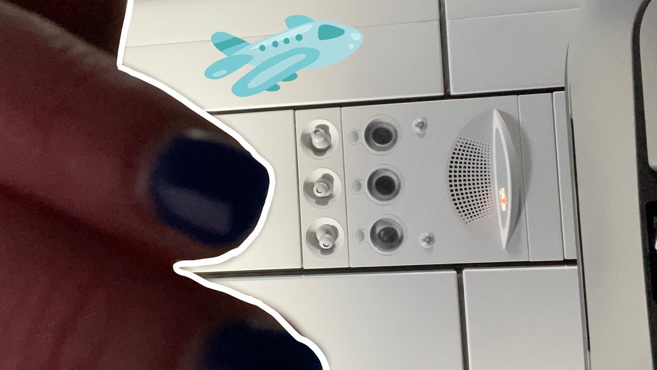 Hand Sounds & Camera Tapping on an Airplane w/ Plane Noise & Background