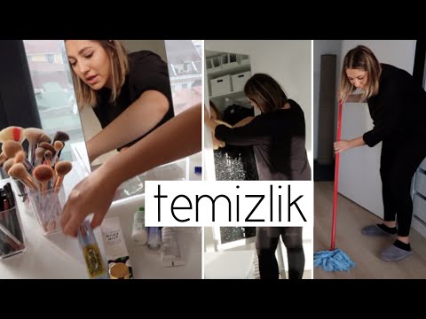 TEMİZLİK ZAMANI! | Makyaj & Giyinme Odamı Temizliyorum!