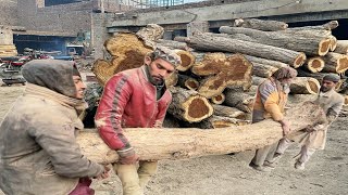 Incredible Making Process Of Wooden Steel Wire Brush.