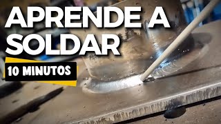 Aprende a SOLDAR￼ con ELECTRODO.￼ ￼Redondo a pletina!