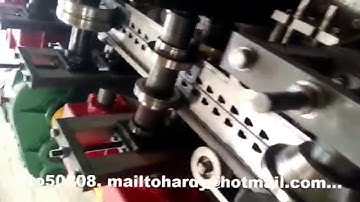 shelf rack column forming machine, shelf roll forming machine