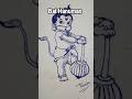 Bal Hanuman pen drawing #shorts