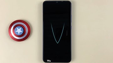 Draw V to enable Flashlight on lock screen on Realme C15 Android 11