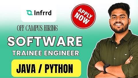 Infrrd off campus hiring 2024 -2025 | infrrd software engineer trainee job | infrrd hiring freshers