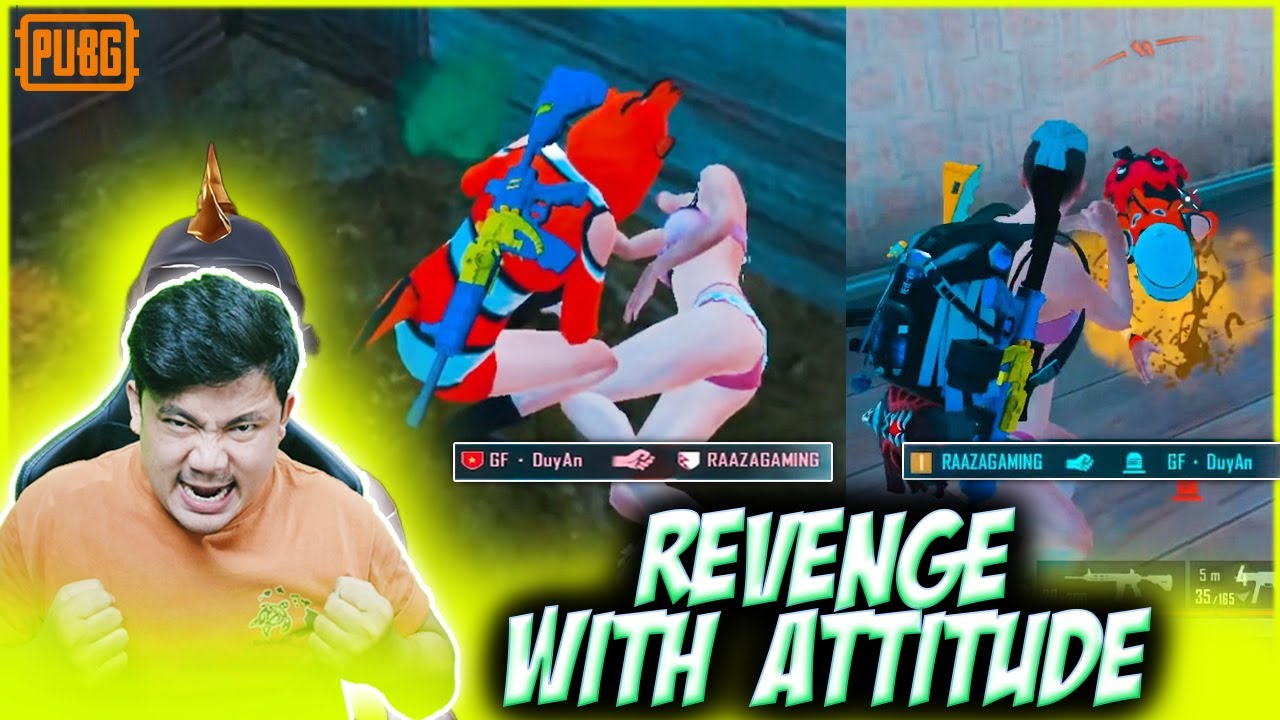 Best Attitude Revenge in PUBG Mobile History || Raaza Gaming