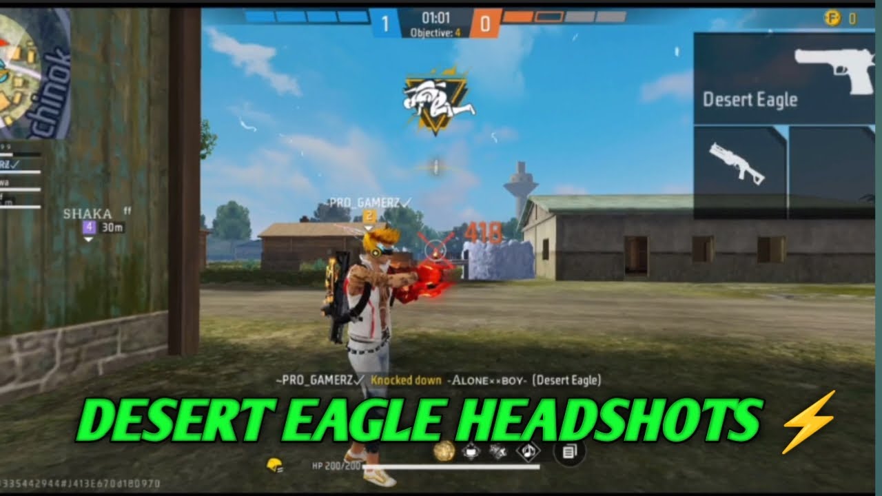 CAN I CLUTCH 1 V 4 😏. DESERT EAGLE HEADSHOTS ⚡. CS RANKED . #freefire # ...