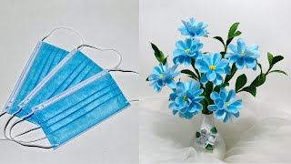 DIY || Part 1 - Make Flowers From Medical Masks || Hoa Từ Khẩu Trang Y Tế || EVIG Trang Handmade