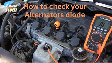 Dead Battery Test the alternators diode and battery