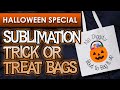 Make An Easy DIY Trick or Treat Bag using Dye Sublimation