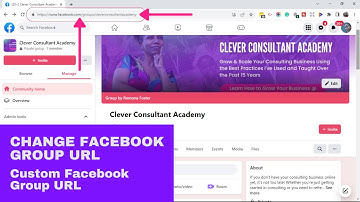 How To Change Facebook Group URL (2023) | Custom Facebook Group URL | Facebook Group Web Address