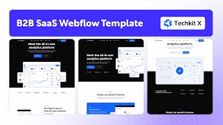 Dashboard Website Template Techkit X - Brix Templates