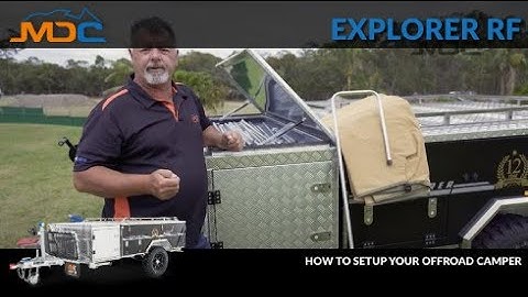 How to: Setup MDC EXPLORER RF Camper Trailer