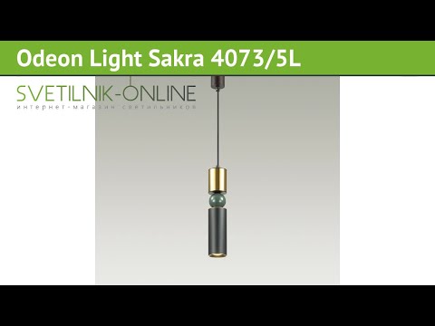 Люстра Odeon Light Sakra 4073/5L обзор: светильник Odeon Light Sakra 4073/5L 5 Вт, где купить