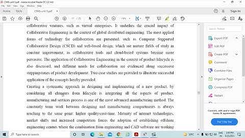 6ME4 02,CIMS, unit 5,Lect  6, collaborative engineering