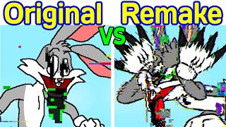 Friday Night Funkin' Pibby Bugs Bunny (Oh Yeah!) Original VS Remake (FNF Mod Hard)