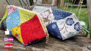 17 Pieces Patchworktroussepencil Casepouch笔袋教程Tutorial