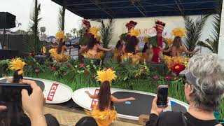 Tahitian Dancers at Santa Monica Pier,  CA