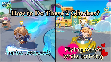 Eggy Party - How to Do Turbo Jetpack and Flying Yo-yo While Driving Glitch {Game Guide} (iOS)