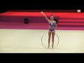 Dina Averina (RUS) hoop Qualification 27,850  | World Rhythmic Gymnastics 2021