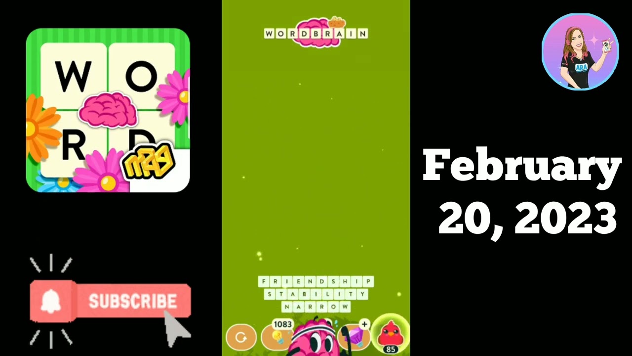 WordBrain - Birdwatching Event February 20, 2023 Solution