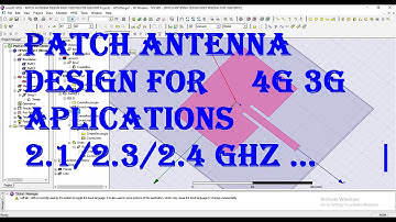 PATCH ANTENNA design in hfss | results in hfss | antenna design in hfss | hfss feko ie3d