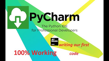 Downloading PyCharm IDE to write our code | Writing our First code | #2