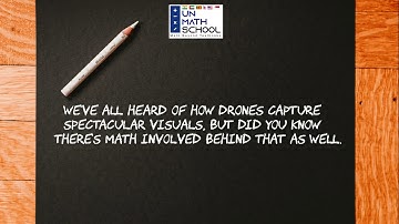 Math Talk | Drones can be fun and educational