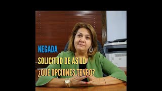 Mi solicitud de asilo fue negada - ¿tengo opciones? - 2020