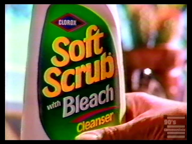 1990 Soft Scrub With Bleach TV Commercial 