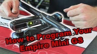 How To Program The Empire Mini GS | Jaegers Subsurface Paintball