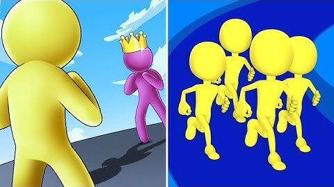 Giant Rush Vs Crowd Runner🟥✅🟥All Levels Walkthrough (Android/IOS) Gameplay HJ1D