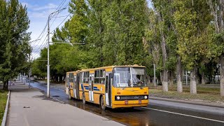 🚌🟡🔵 Поездка на автобусе Икарус 283.00 АМ430|64 по маршруту 28 г.Саратов