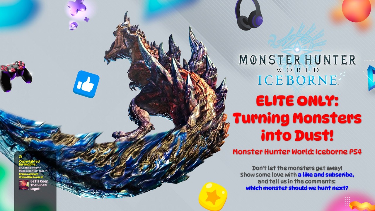 elite-only-turning-monsters-into-dust-mhw-iceborne-ps4-youtube