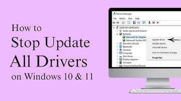 How To Disable Automatic Driver Updates In Windows 10 & 11