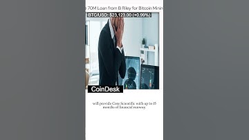 [Bitcoin]Core Scientific Set to Secure 70M Loan from B Riley for Bitcoin Mining Expansion #shorts