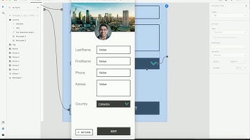 Design Studio Adobe XD Prototype 1 part 4 Dropdown menu part 2