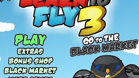 Laggy flash game (Learn to fly 3)