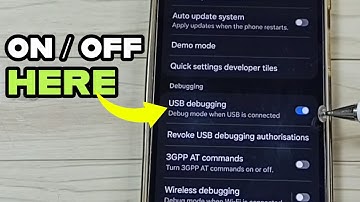 Samsung Galaxy A16 5G | How To Enable / Disable USB Debugging Mode