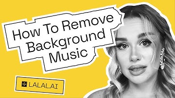 How to Remove Background Music