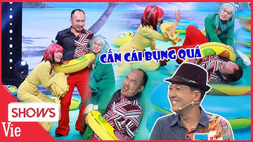 CƯỜI XỈU: Lâm Vỹ Dạ, Lan Ngọc toát mồ hôi với vòng 2 khủng của ông chú Tiến Luật | 7 Nụ Cười Xuân