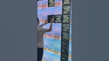Technicians are installing led modules#shorts #leddisplay #eagerled #ledscreen #led #ledfactory