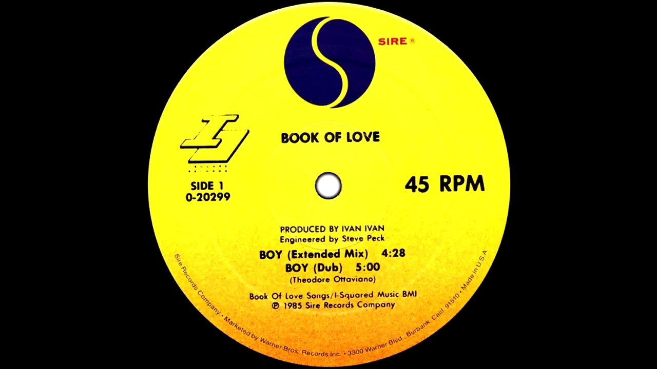 Guarda Book Of Love - Boy (Dub Version) 1985 su YouTube Guarda Book Of Love - Boy (Dub Version) 1985 su YouTube