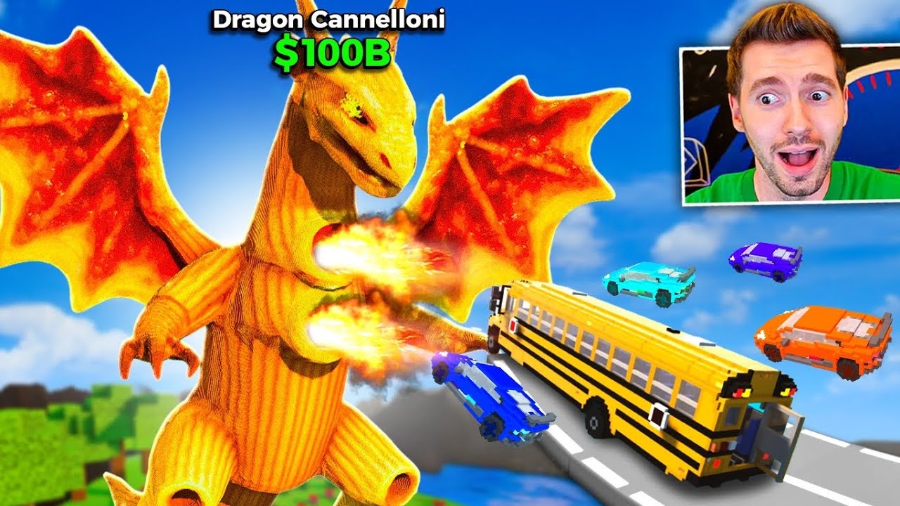 Carros vs ROUBE UM BRAINROT (Dragon Cannelloni) no Teardown Mods