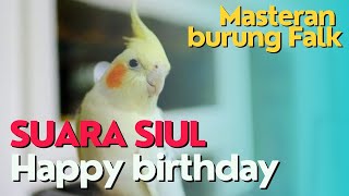 Suara siulan Happy Birthday burung Falk